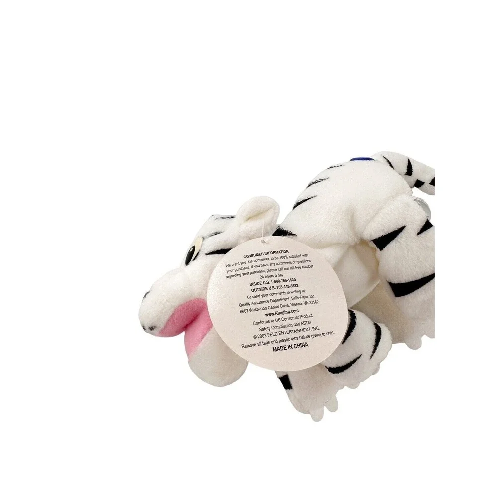 Ringling Bros.‎ & Barnum Bailey White Tiger Plush Tags 9